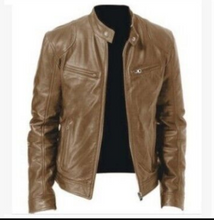 Load image into Gallery viewer, PU Leather Jacket Slim Leather Jacket | Regalia Lodge