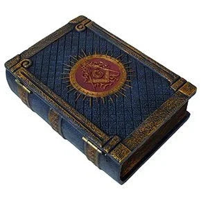 Masonic Blue Book Box Made of Resin with Symbolic Designs – Freemason Keepsake Storage | Regalia Lodge