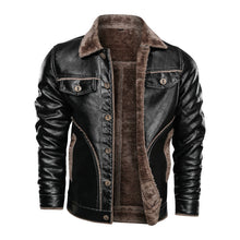 Load image into Gallery viewer, leather jacket for mens-Casual Leather jacket for mens-biker Lightweight Leather jacket | Regalia Lodge