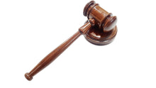 Afbeelding in Gallery-weergave laden, High-Quality Wooden Gavel and Round Block Set-Suitable for Judges, Law Students, Court, Auction And Lawyers Meeting-ELEGANT Judges DESK ACCESSORY | Regalia Lodge