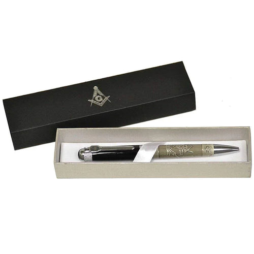 Masonic Regalia Quality Heavy Weight Ballpoint Pen Gift Set | Regalia Lodge