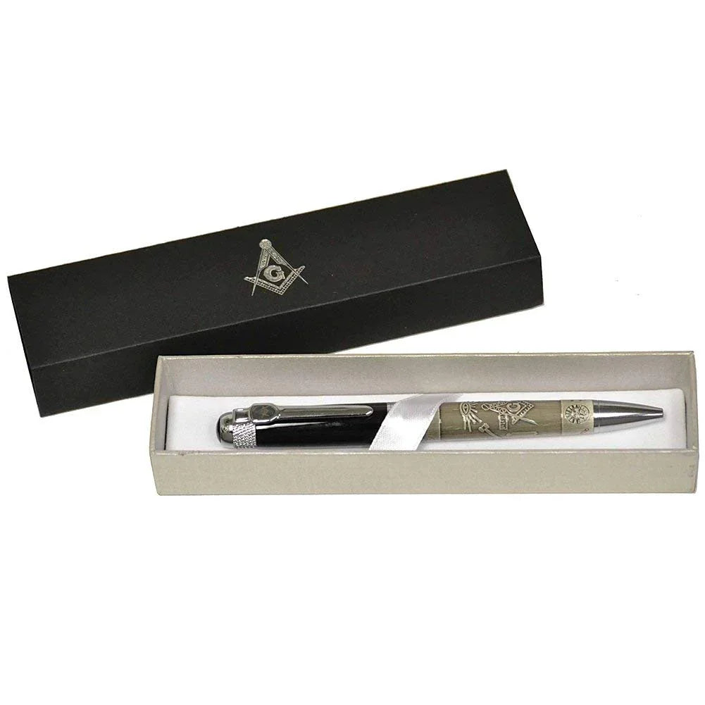 Masonic Regalia Quality Heavy Weight Ballpoint Pen Gift Set | Regalia Lodge