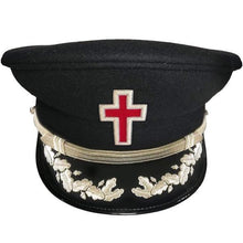 画像をギャラリービューアに読み込む, Knights Templar Dress Caps Silver Vinework | Regalia Lodge