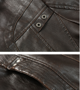 Men's PU Leather Jacket-Casual Leather jacket for mens-biker Lightweight Leather jacket | Regalia Lodge