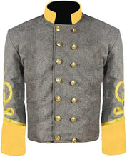 Load image into Gallery viewer, Civil War Confederate Cavalry General 4 braid Shell Jacket | Regalia Lodge