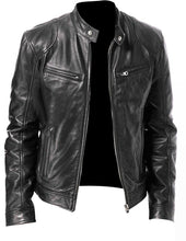 Load image into Gallery viewer, PU Leather Jacket Slim Leather Jacket | Regalia Lodge