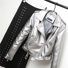 Load image into Gallery viewer, Punk style leather motorcycle Jacket-biker leather jacket-PU Leather jacket | Regalia Lodge