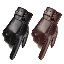 Carica l&#39;immagine nel visualizzatore di Gallery, Korean wash leather gloves Leather touch gloves-Leather Gloves for Mens - luxury leather gloves-Leather Gloves for Mens Black Leather Touch Screen Gloves dents gloves formal leather gloves luxury leather gloves | Regalia Lodge