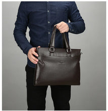 画像をギャラリービューアに読み込む, Men&#39;s business Synthetic leather briefcase Hard briefcase Handbag Business Briefcase | Regalia Lodge