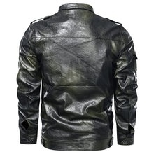 Carica l&#39;immagine nel visualizzatore di Gallery, Men&#39;s Washed PU Leather Casual Men&#39;s Leather Jacket-Leather jacket for mens | Regalia Lodge