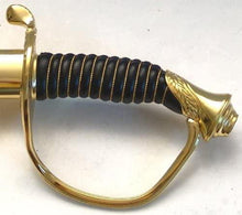 Carica l&#39;immagine nel visualizzatore di Gallery, Marine Corps Uniform Officer NCO Replica Dress Sword (Gold) | Regalia Lodge