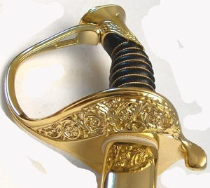 Marine Corps Uniform Officer NCO Replica Dress Sword (Gold) | Regalia Lodge