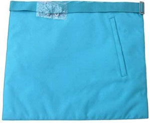 Master Mason French Rite / Modern Rite Square Compass Lambskin Apron - Sky Blue | Regalia Lodge