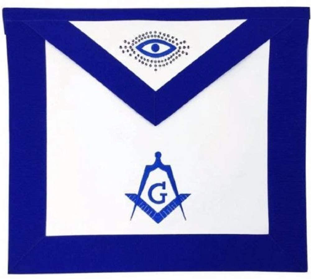  Master Mason Apron – Blue Lodge Machine Embroidery | Regalia Lodge