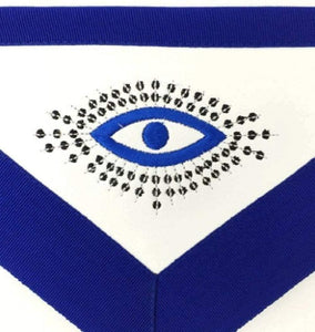  Master Mason Apron – Blue Lodge Machine Embroidery | Regalia Lodge