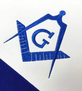  Master Mason Apron – Blue Lodge Machine Embroidery | Regalia Lodge