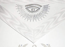 画像をギャラリービューアに読み込む, Hand Embroidered Masonic Master Mason Apron White | Regalia Lodge