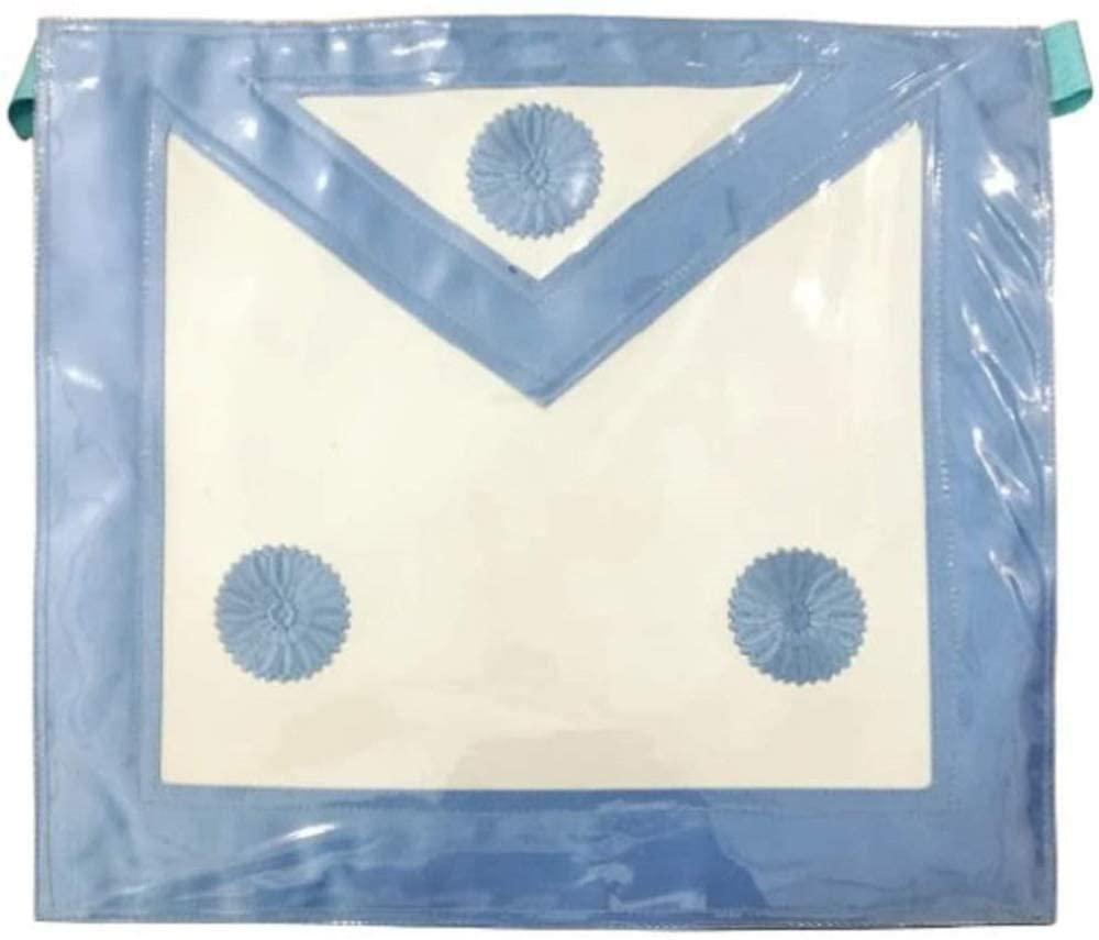 Master Mason Plastic Cover Apron - Sky Blue | Regalia Lodge
