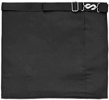 Load image into Gallery viewer, Masonic Master Mason Funeral Apron Black With Fringe Hand Embroidered | Regalia Lodge