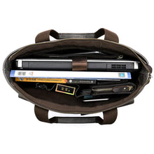 画像をギャラリービューアに読み込む, Men&#39;s Leather business briefcase Hard briefcase Handbag Business Briefcase Official Briefcase Multifunctional Briefcase | Regalia Lodge