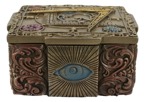 Masonic Small Decorative Box for Jewelry and Trinkets Freemason Gift | Regalia Lodge