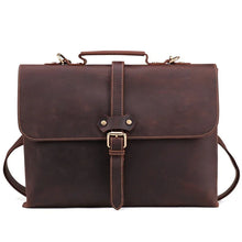 Carica l&#39;immagine nel visualizzatore di Gallery, Leather men&#39;s business briefcase Men&#39;s leather briefcase Hard briefcase Handbag Business Briefcase | Regalia Lodge