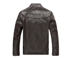 Load image into Gallery viewer, Men&#39;s PU Leather Jacket-Casual Leather jacket for mens-biker Lightweight Leather jacket | Regalia Lodge