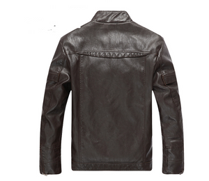 Men's PU Leather Jacket-Casual Leather jacket for mens-biker Lightweight Leather jacket | Regalia Lodge