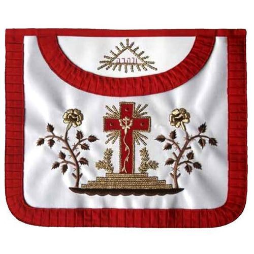 Masonic Scottish Rite Satin Round apron - AASR - 18th degree | Regalia Lodge
