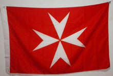 画像をギャラリービューアに読み込む, Knights of Malta Masonic Flag Red | Regalia Lodge