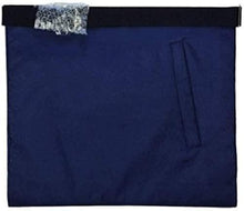 Charger l&#39;image dans la galerie, Masonic Past Master Silver Hand Embroidered Freemasons Apron | Regalia Lodge