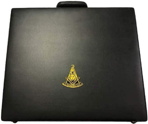 Masonic Regalia MM/WM and Provincial Past Master Apron Briefcase with Yellow Embroidery | Regalia Lodge