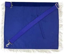 Charger l&#39;image dans la galerie, Masonic Grand Lodge Past Master Apron Gold &amp; Silver Hand Embroidery Apron | Regalia Lodge