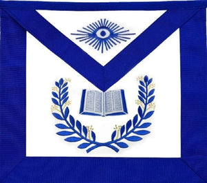 Masonic Blue Lodge Officers Aprons with wreath - Set of 12 Aprons | Regalia Lodge