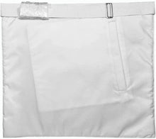 Load image into Gallery viewer, Masonic Blue Lodge White Machine Embroidery Apron with square compass with G | Regalia Lodge