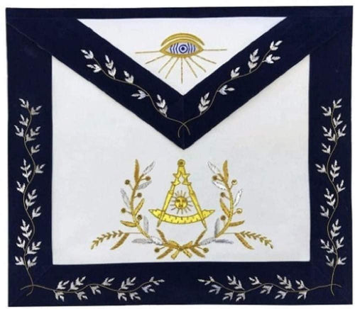 Masonic Grand Lodge Past Master Apron Gold Hand Embroidery Apron | Regalia Lodge