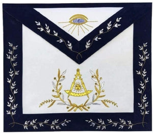 Masonic Grand Lodge Past Master Apron Gold Hand Embroidery Apron | Regalia Lodge