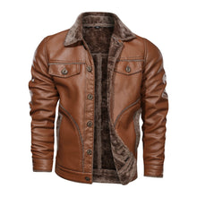 Load image into Gallery viewer, leather jacket for mens-Casual Leather jacket for mens-biker Lightweight Leather jacket | Regalia Lodge