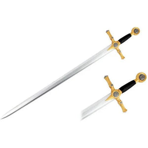 Foam Medieval Masonic Sword, 46"-LARP Weapon Costume Accessory Movie-Mason Sword Cosplay-Freemasons Sword | Regalia Lodge