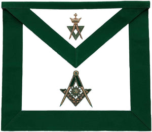 Allied Masonic Degree AMD Hand Embroidered Officer Apron - Senior Deacon | Regalia Lodge