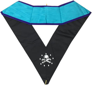Masonic Memphis Misraim Officer Collars Set Of 9 Hand Embroidered | Regalia Lodge