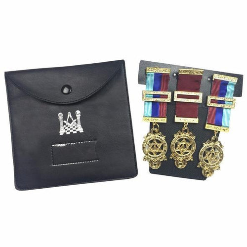 Quality Masonic Regalia Pocket Jewel Holder / Wallet masonic carry case - Medium | Regalia Lodge
