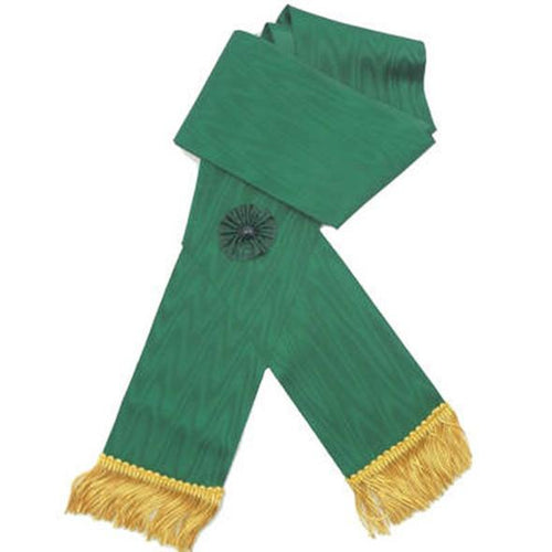Knight Mason Sash Green - Knight of the Sword | Regalia Lodge