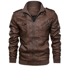Load image into Gallery viewer, PU Leather Jacket – Hoodless Plain Style | Regalia Lodge