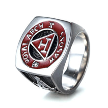 Load image into Gallery viewer, Stainless Steel G Ring Men&#39;s Jewelry Vintage Masonic Ring Titanium Steel Gift | Regalia Lodge