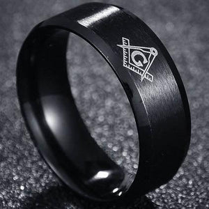 Titanium steel men's jewelry Masonic Ring Fashion Ring masons Symbol Compass G Ring Ring | Regalia Lodge