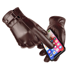 Carica l&#39;immagine nel visualizzatore di Gallery, Korean wash leather gloves Leather touch gloves-Leather Gloves for Mens - luxury leather gloves-Leather Gloves for Mens Black Leather Touch Screen Gloves dents gloves formal leather gloves luxury leather gloves | Regalia Lodge