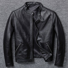 Load image into Gallery viewer, First Layer Cowhide Leather Jacket, Pure Leather Jacket for Mens | Regalia Lodge