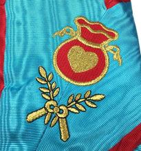 Carica l&#39;immagine nel visualizzatore di Gallery, Memphis Misraim Officer Collars Machine Embroidery Set - Set of 9 Collar | Regalia Lodge