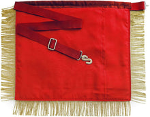 Carica l&#39;immagine nel visualizzatore di Gallery, Masonic Royal Arch Past High Priest Apron PHP with Fringe Hand Embroidered | Regalia Lodge